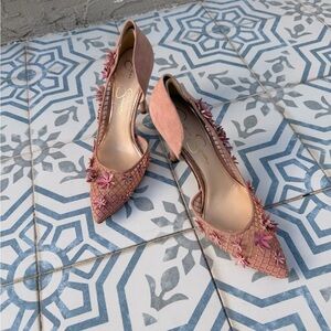 Jessica Simpson Pink Floral Heels
